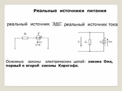 Идеальный источник тока это