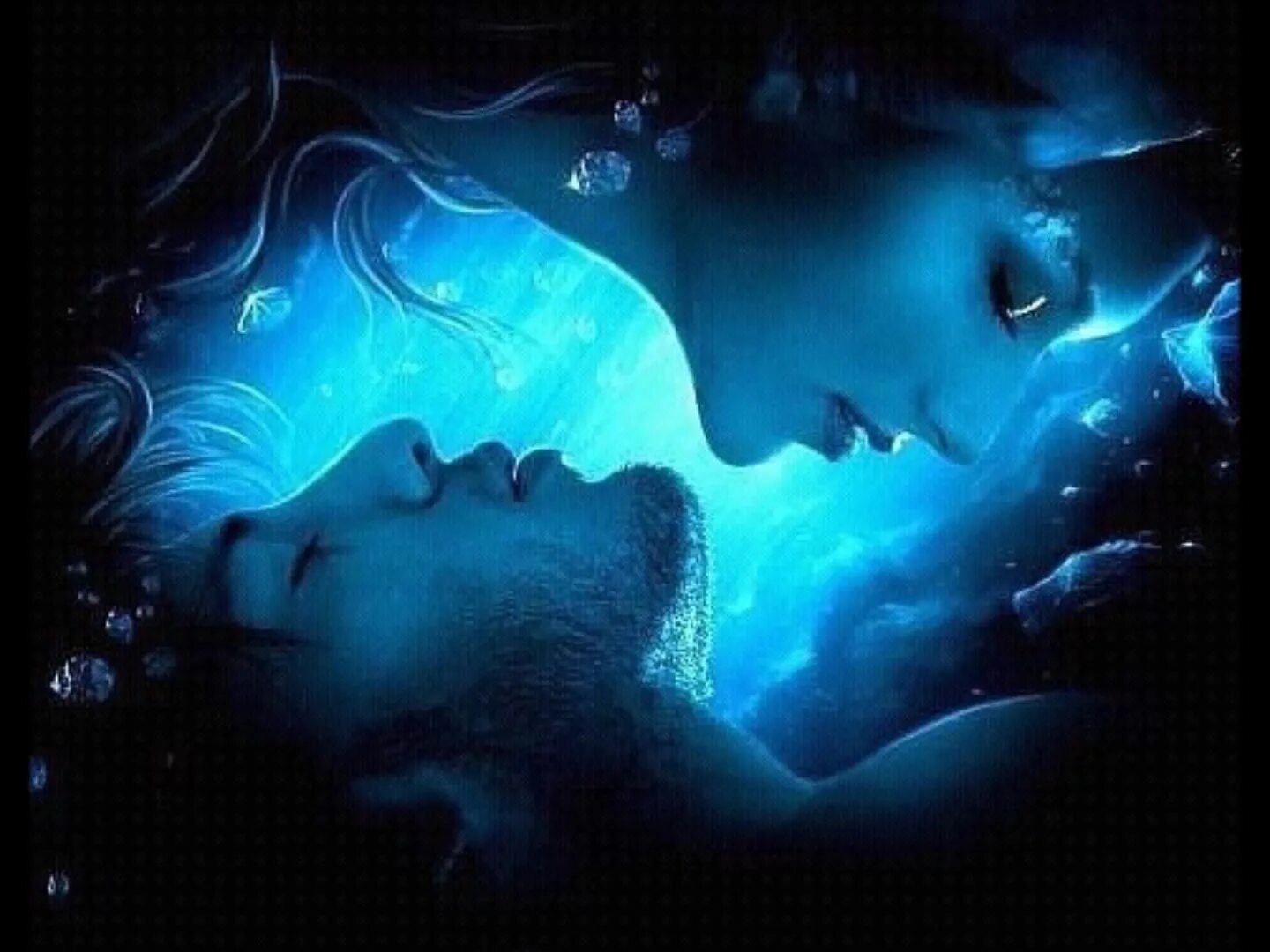 Влюбленные в космосе. Мечты о любви. Любовь души. Гармония ночи. Любовь души.