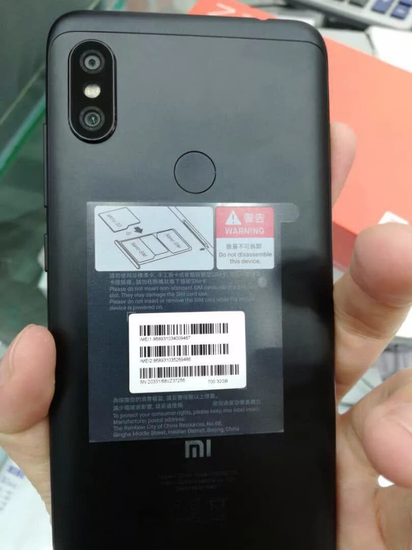 Телефон нот 6. Redmi Note 6 Pro. IMEI Xiaomi Redmi 6. Redmi Note 6 Pro IMEI. Redmi Note 9 коробка IMEI.