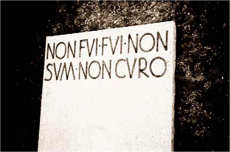 Non sum. Non sum