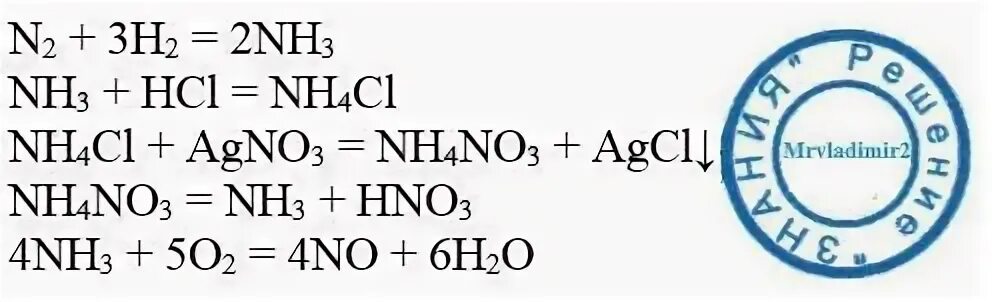 Nh4cl nh3 hcl реакция