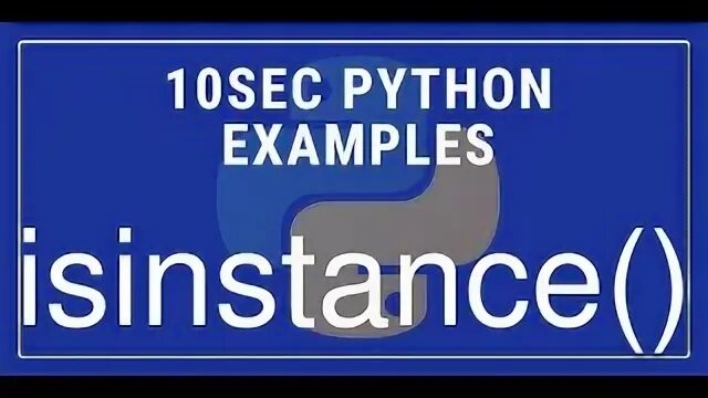 Isinstance python что это