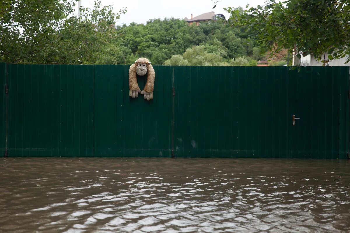 Вода стоит во дворе