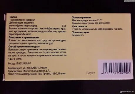 Лактодепантол суппозитории отзывы