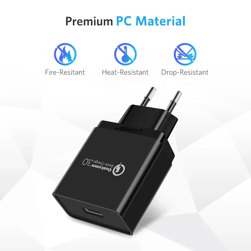 Fast charge qc 3.0. Зарядка qualcomm 3.0. qualcomm quick charge 3.0. ugreen зарядный блок. qualcomm quick charge 3.0 sls-b06.