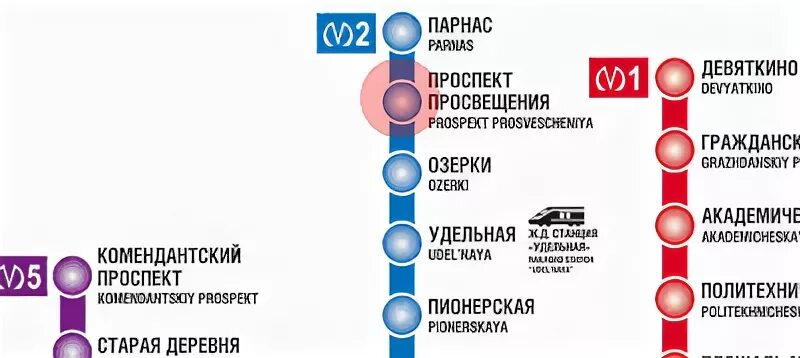 Метро просвещения транспорт