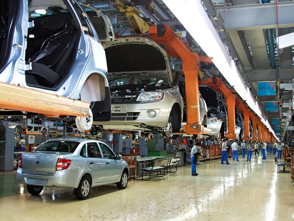 Где производятся автомобили в россии. АВТОВАЗ Гранта завод.