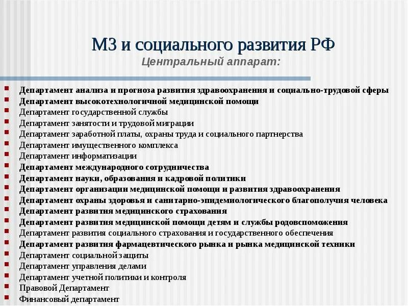 Номенклатура здравоохранения. Номенклатура здравоохранения