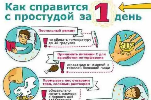 Быстро избавиться от простуды и насморка