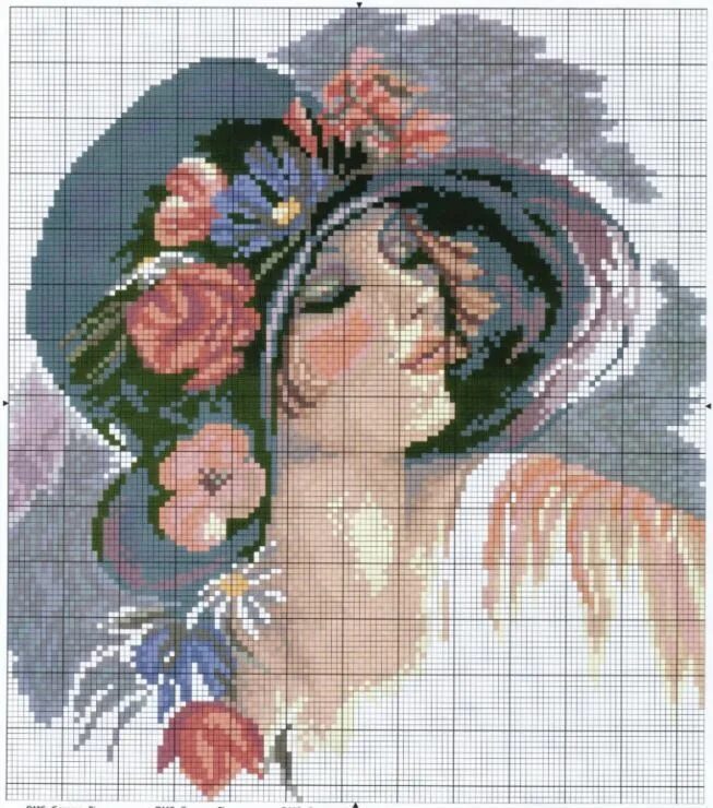 Вышивка floral fantasy ланарте. Вышивка женщина в шляпе. Вышивка девушка. Набор для вышивания solaria gallery. Вышивка крестиком девочка в цветах.