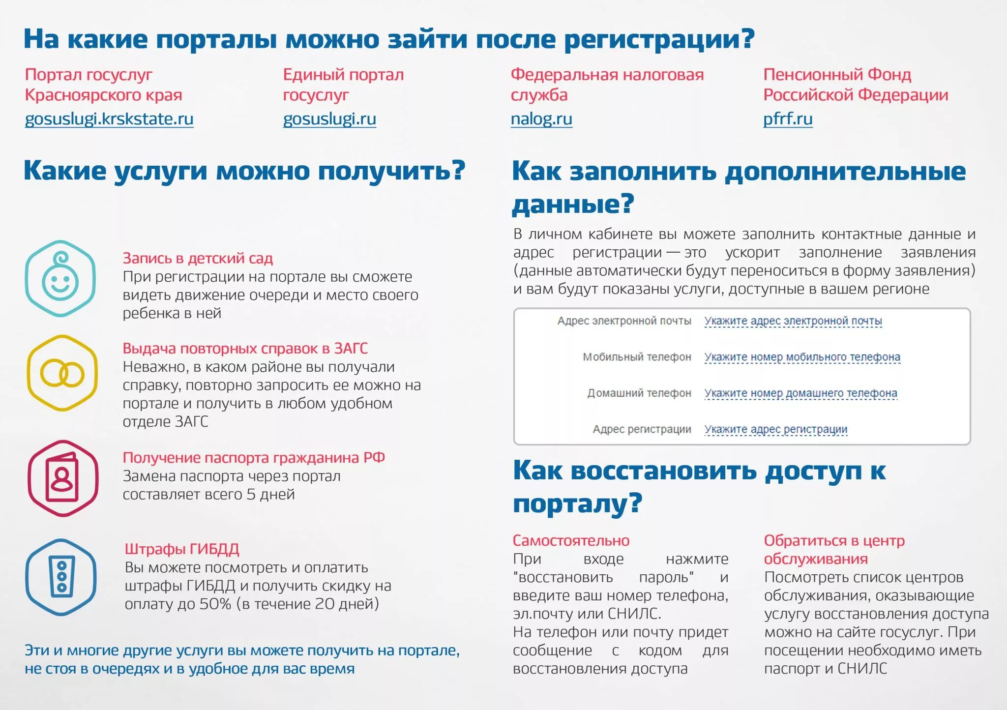 Можно получить в любое время. Госуслуги. Портал госуслуги. Памятка по госуслугам. Памятка госуслуги.