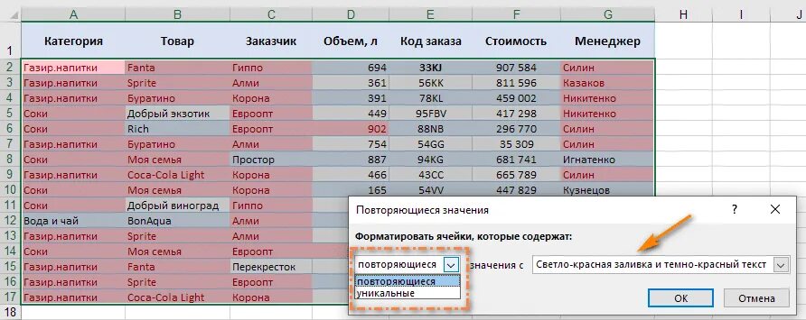 Как выделить цветом повторяющиеся значения. Повторяющиеся ячейки в excel. эксель повторяющиеся значения в столбце. эксель выделить повторяющиеся значения. выделить в таблице эксель повторяющиеся значения.