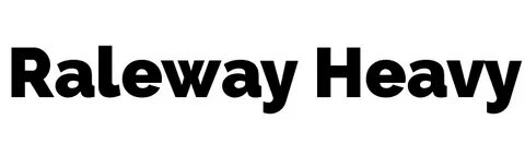 Raleway шрифт