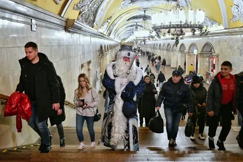 Морозы в метро