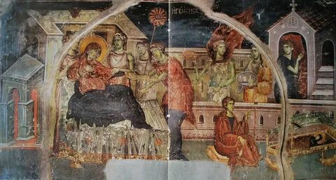 Рождество богородицы фреска