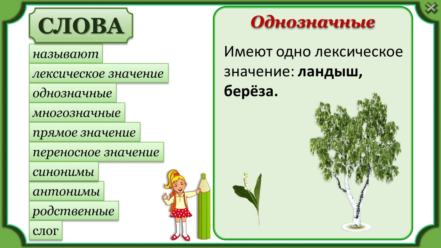 Синонимы и родственные слова. Береза однозначное или многозначное слово. Ландыши березы. Прилагательное к слову береза