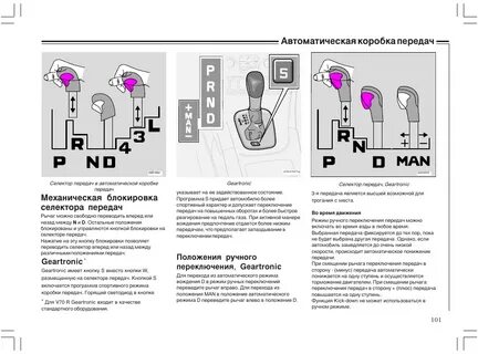 Акпп инструкция