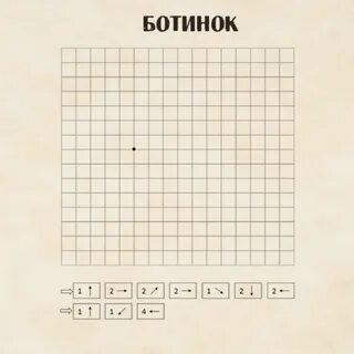 Графический диктант без картинок