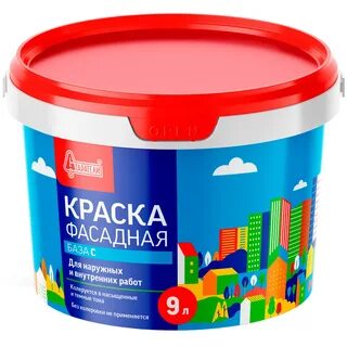 Краска фасадная 9 л