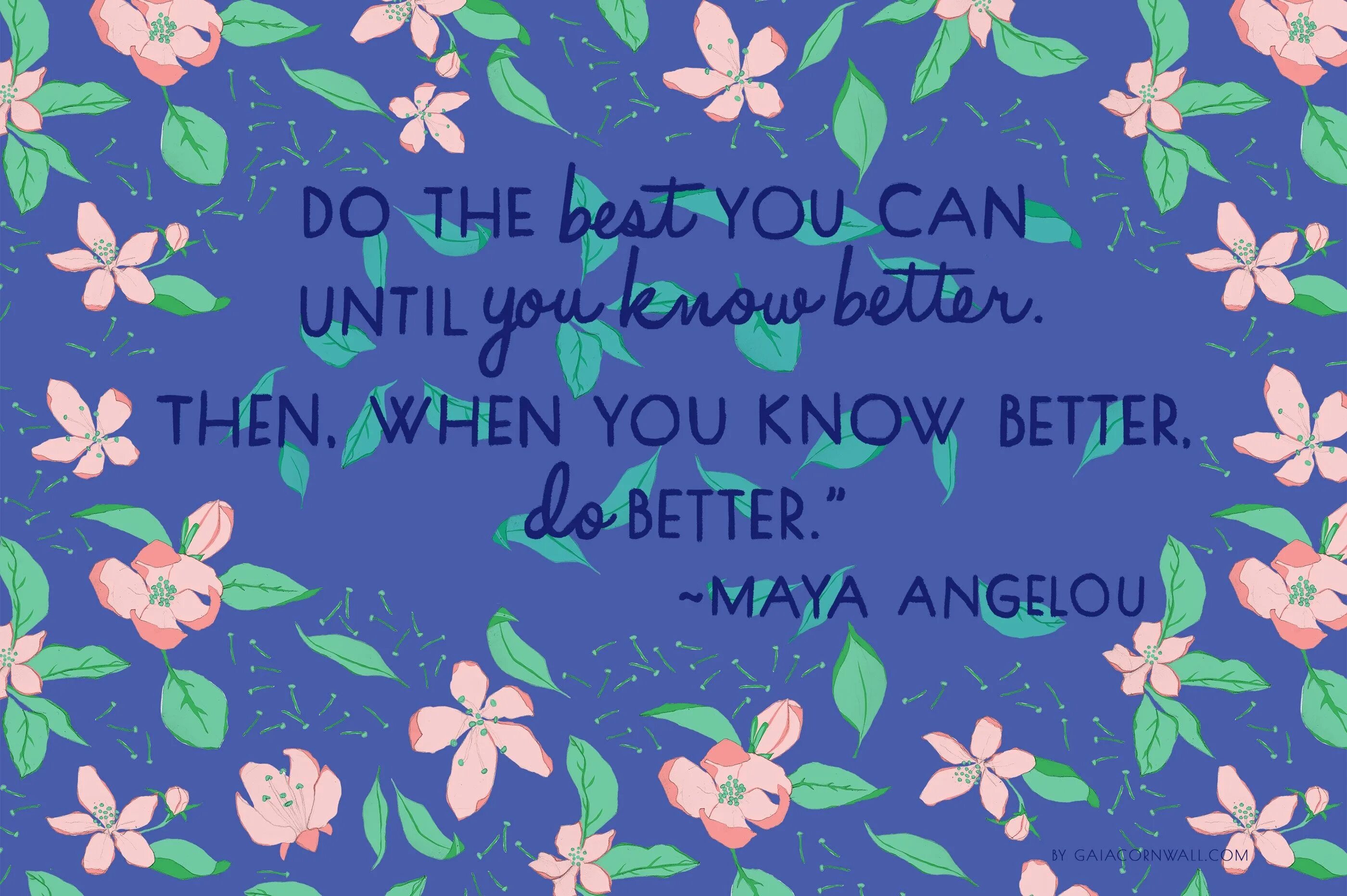 You can do better text. You can better. maya angelou quote. better you. you can do better.