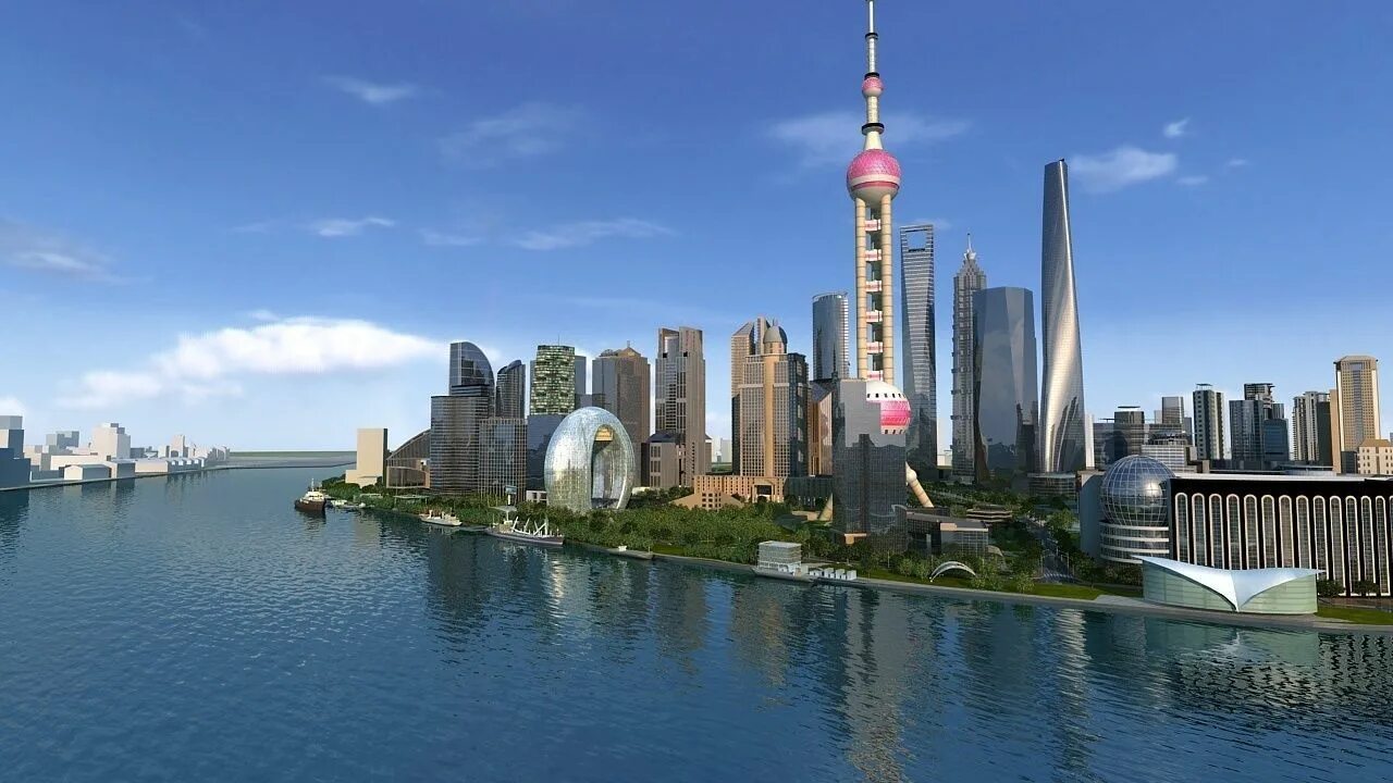 Model shanghai. Lujiazui шанхай. шанхай 3д. 3д модели шанхая. shanghai wfc 3d model.