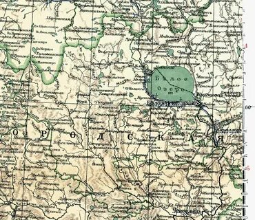 Карта вологодского уезда