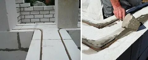 Армирование пеноблока