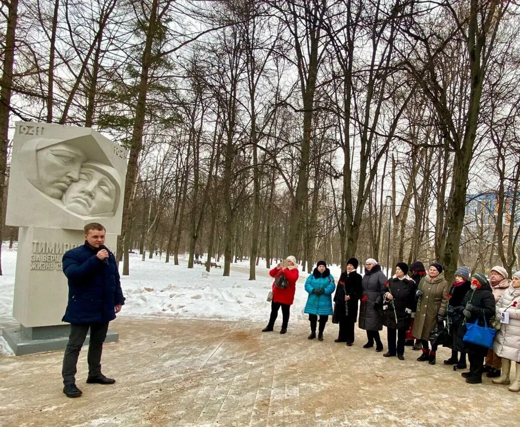 Тимирязевский район. 80 Летие Сталинградской. Общегородская мемориально-патронатная акция. 80 Летие Победы в Сталинградской битве. Посвященный 80 годовщине