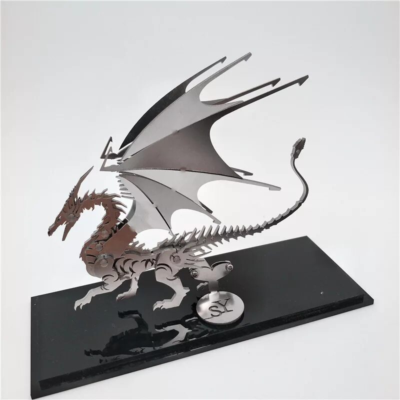 Дракон макет. Steel warcraft 3d puzzle. steel warcraft 3d metal puzzle макет. 3d пазл дракон. дракон моделирование.