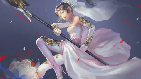 Female monster vs cross dressing warrior