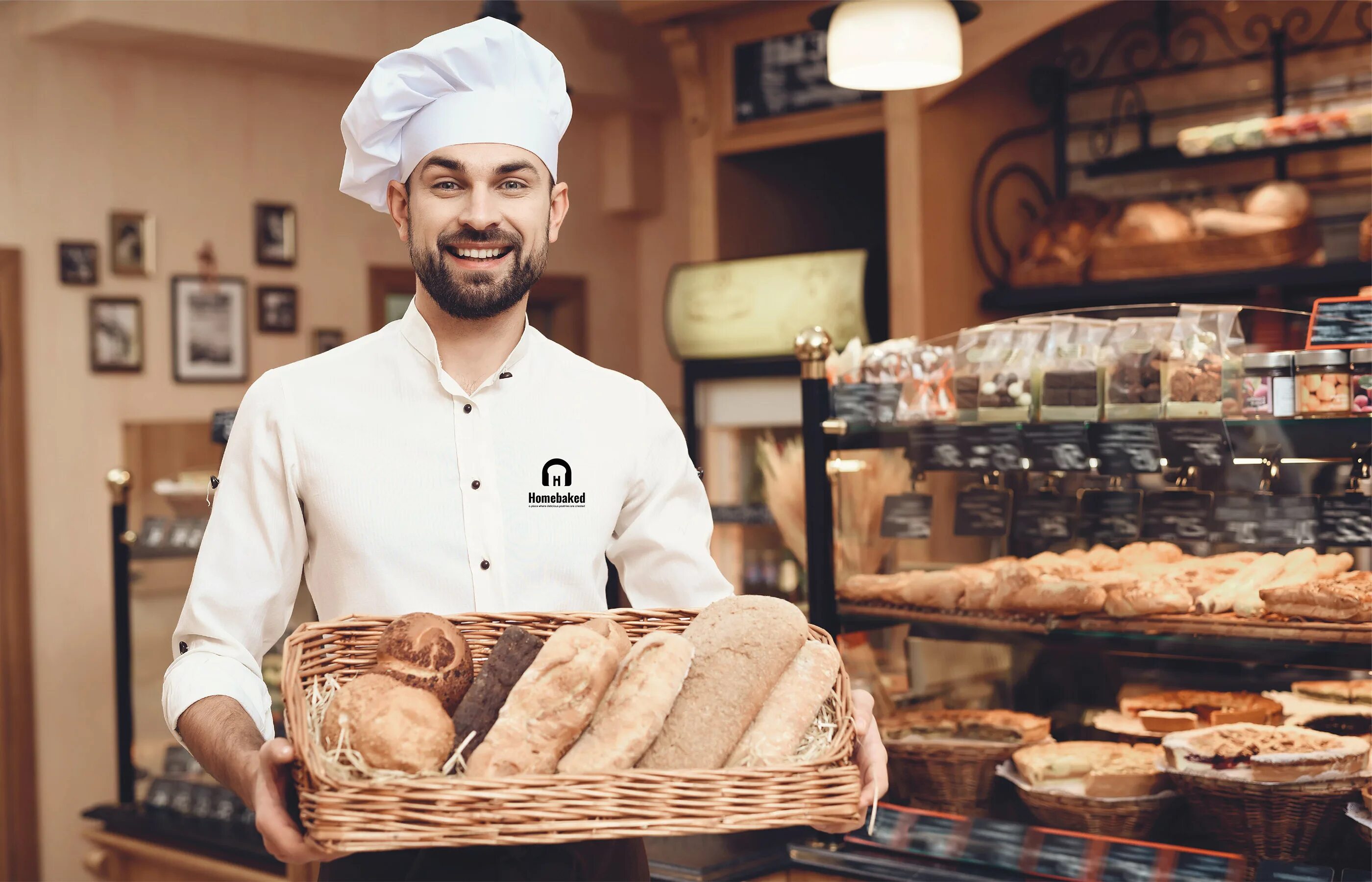 Charlie foster works at a bakery he