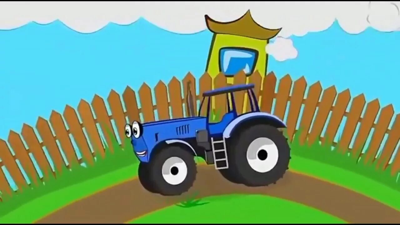 Синий трактор МЕГАСБОРНИК. Трактор синий трактор для малышей бабайка. Трактор Гоша бабайка. Видео детская видео синий трактор