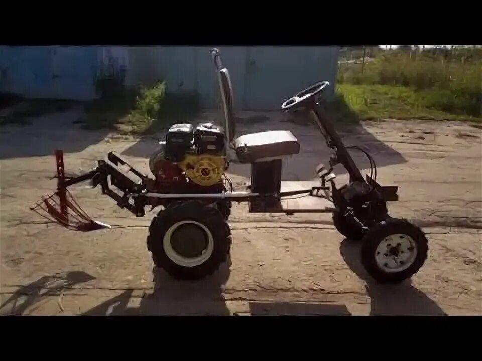 Как переделывают мотоблоки