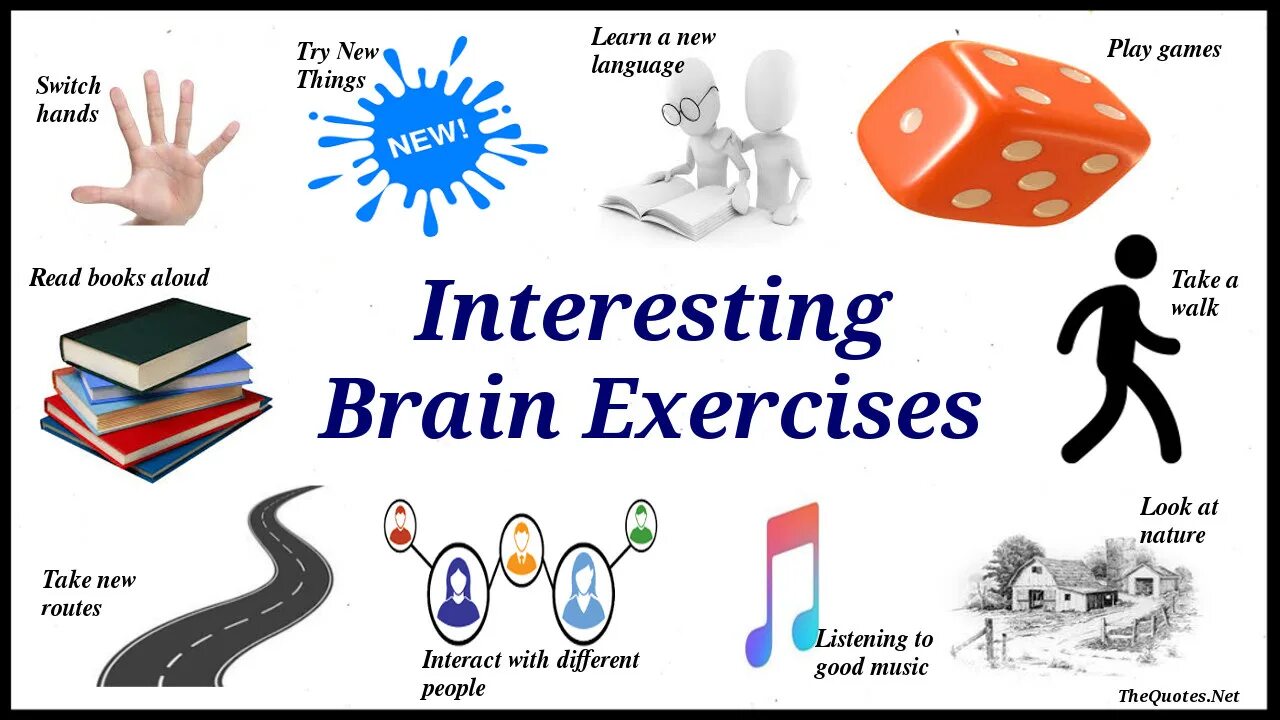 Train your Brain. Brain exercises. Exercises for Brain. Exercise your Brain.