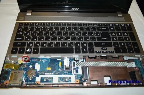 Почистить acer aspire