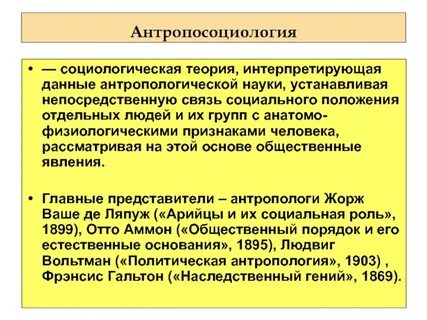 Антропология в социологии