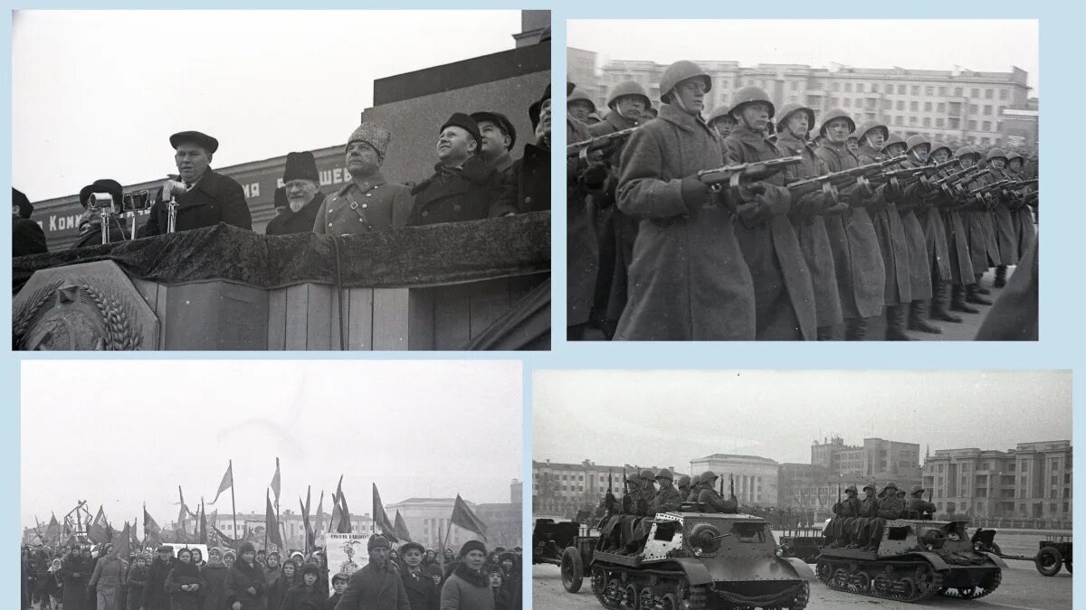Каких городах проходил парад 7 ноября 1941. Парад 7 ноября 1941 года в куйбышеве. парад на площади куйбышева в самаре 7 ноября 1941. парад 7 ноября 1941 г на площади куйбышева в куйбышеве. куйбышев площадь куйбышева в 1941 парад.