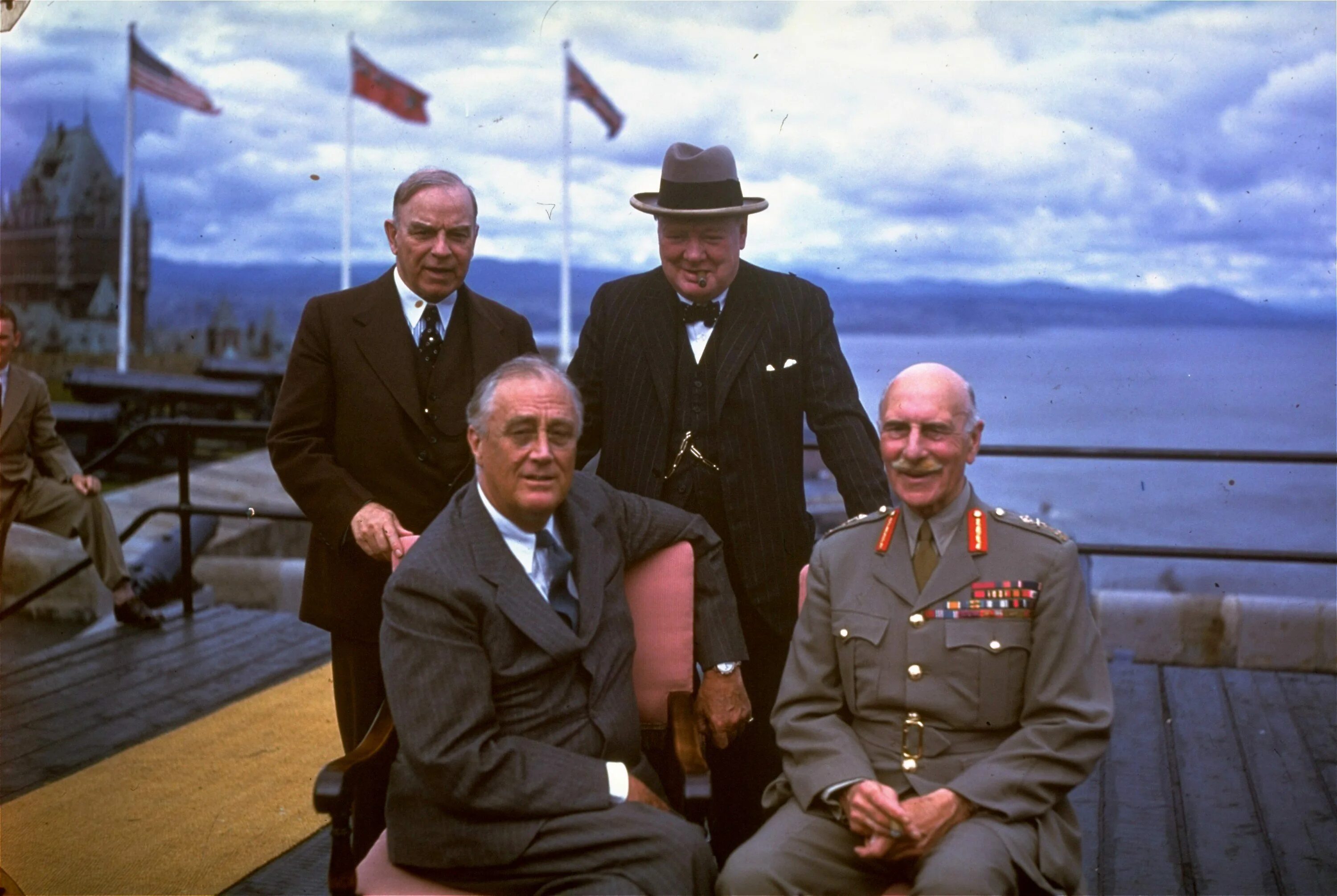 2 мировая черчилля. Уинстон Черчилль 1943. Франклин Рузвельт и Черчилль. Квебекская конференция (1943). Франклин Рузвельт 1943.