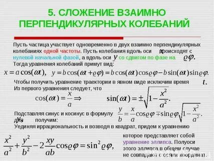 Совершающий свободные гармонические колебания вдоль положительного направления