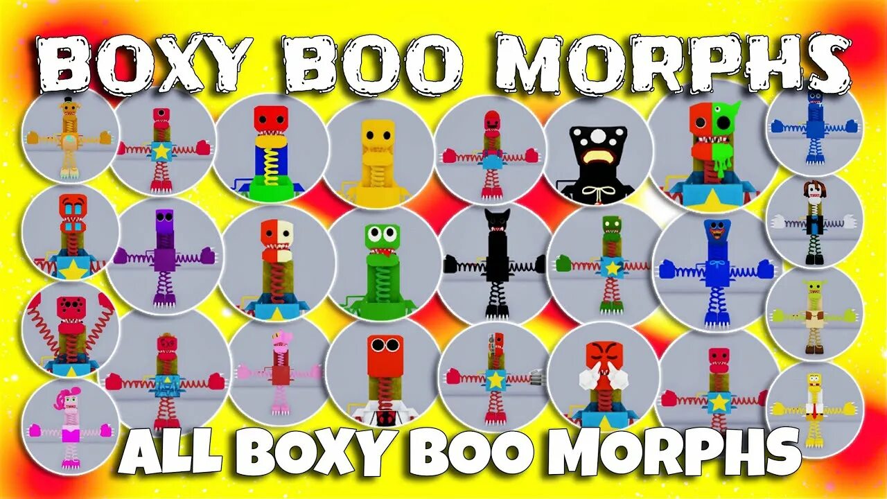 Find the noobies morphs. Update - boxy boo morphs - unlock 45 morphs - roblox.