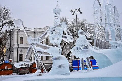 Екатеринбург снежные фигуры