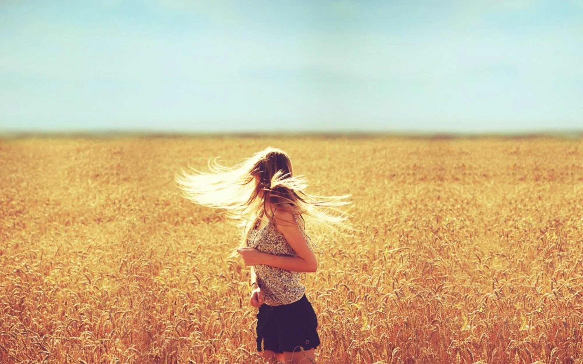 Девушка в поле со спины. Девушка блондинка в поле. Блондинка со спины. Фотосессия в поле летом. Песня душа свободна как ветер