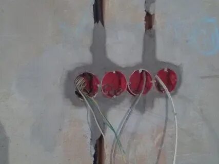Штукатурка подрозетников