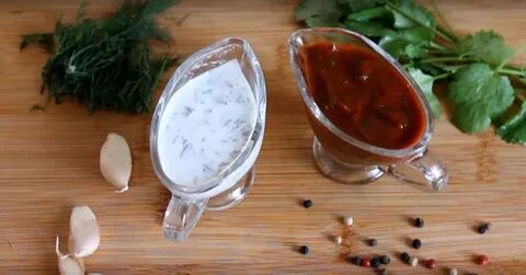 Соус для мяса с чесноком