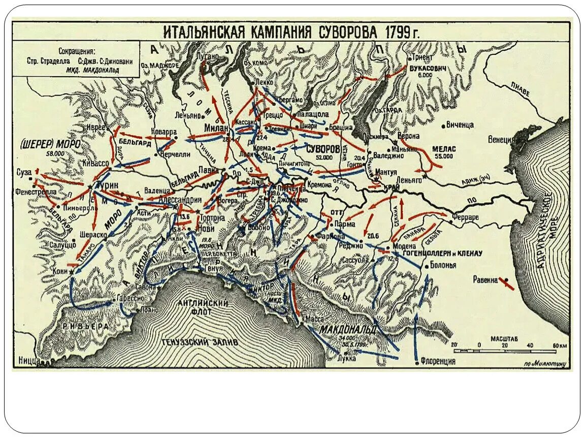 Какие походы совершил суворов. Итальянский поход Суворова 1799. Карта походов Суворова 1799. Швейцарский поход Суворова 1799. Карта итальянский и швейцарский походы Суворова 1799.