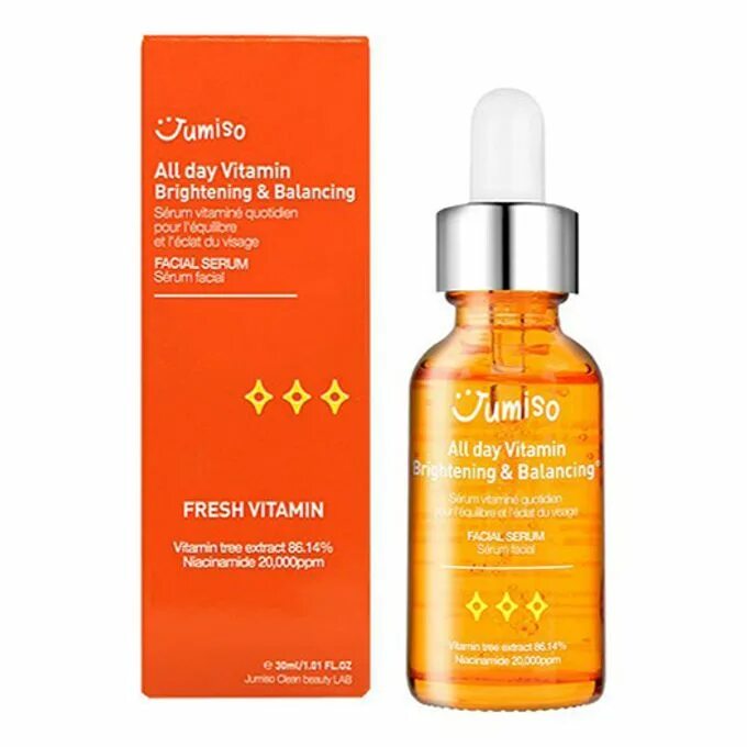 Vitamin brightening с витамином с. Сыворотка для лица Jumiso с витамином с 30. Сыворотка для сияния кожи Jumiso all Day Vitamin Brightening&Balancing facial Serum 30ml. Сыворотка для лица HELLOSKIN Jumiso. Jumiso витаминная сыворотка.