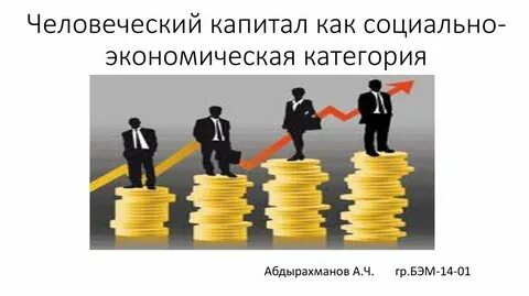 Социально экономическая категория