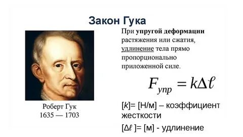 Закон упругой деформации ученый