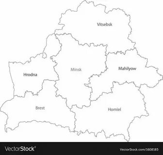 Контур страны белоруссия