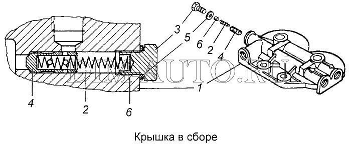 Клапан Ярославский завод дизельной аппаратуры 33.1111282-01 - купить в интернет-